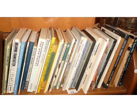 Shelf of poetry books
