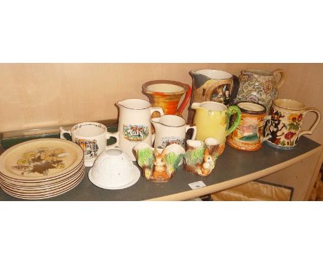 Assorted ceramics including Poole and Wadeheath, etc
