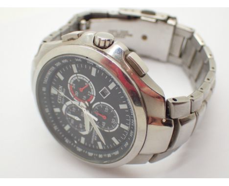 Citizen Eco Drive gents chronograph wristwatch 