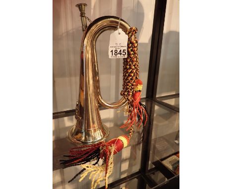 Brass military style bugle
