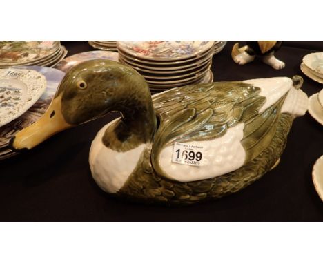 Large Casa Pupa ceramic duck L: 45 cm