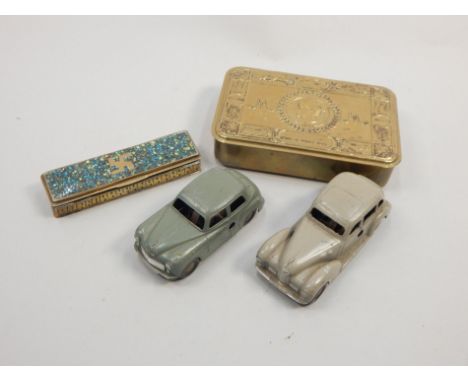 Various collectables, to include two Chad Valley clockwork vehicles, A.Wee-Kin.Toy, a first World War Christmas tin etc.