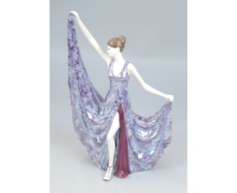 A Royal Worcester limited edition porcelain figure, Dancing by Moonlight, number 322/2950