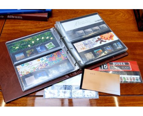 Philately - a Royal Mail Stamp collector's album of thirty + mint stamp presentation packs 