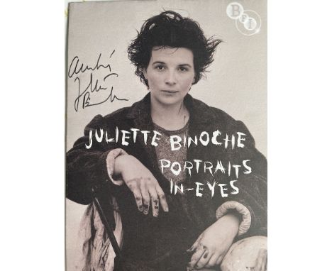 Juliette Binoche Actress and Artist Signed Art Leaflet. Good condition. All autographs are genuine hand signed and come with 