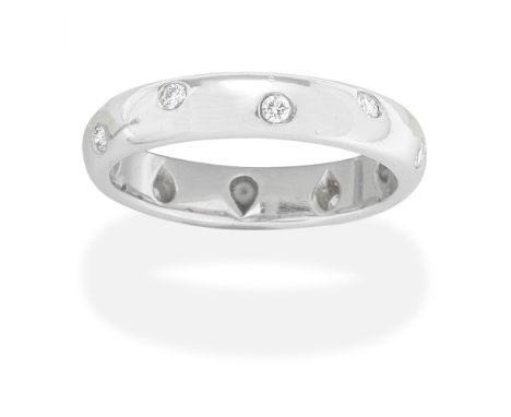 TIFFANY: 'ETOILE' DIAMOND RINGSet throughout with brilliant-cut diamonds, diamonds approx. 0.20ct, signed Tiffany &amp; Co., 