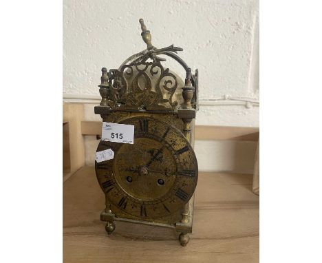 Reproduction brass lantern clock