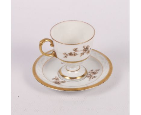 A continental porcelain tea service with gilt decoration, a Royal Worcester Evesham tureen, a set of six Perranporth goblets 