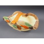 A 1930s Myott basket, P3603, 13" wide