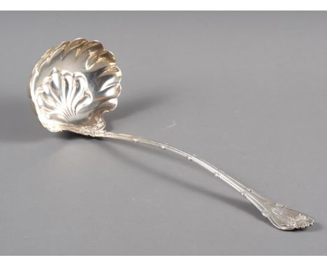 A sterling silver punch ladle, 6.5oz troy approx