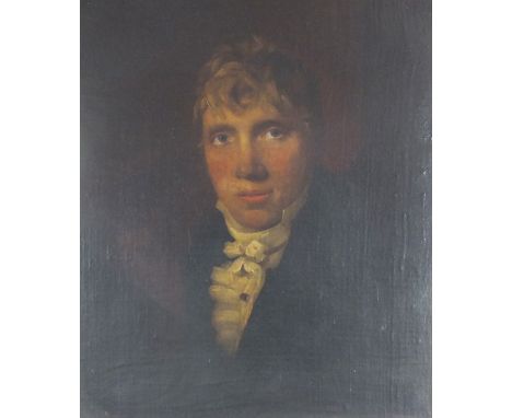 Circle of John Opie (1761-1807)
Portrait of a Young Gentleman
oil on canvas (laid on board)
61 x 51cm
