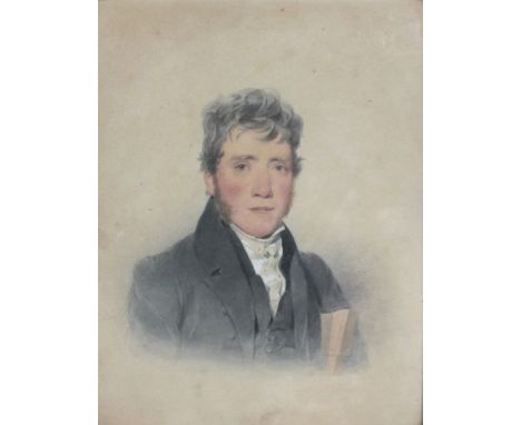Follower of Henry Edridge (1769-1821)
Portrait of a Gentleman
Portrait of a Young Boy
A pair,
watercolour,
26 x 20cm and 24 x