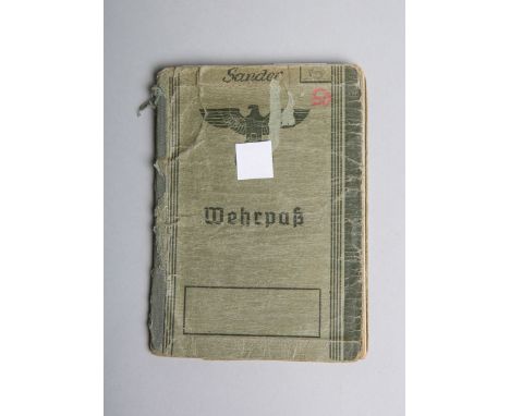 Wehrpaß des "Wilhelm Sander", Wehrbezirkskommando Erfurt, 10. Aug. 1940, Fahrerersatzabtg.9, 2-Schwadron Fulda, Einträge vers