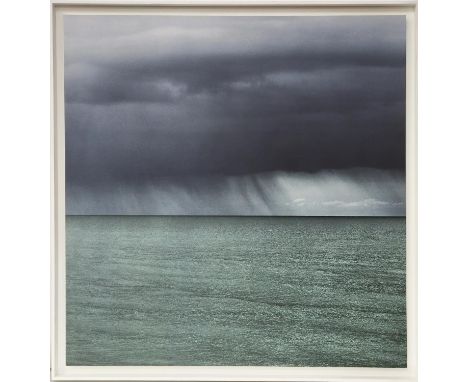 TIM HALL 'Storm II', C type print mounted on aluminium, 75cm x 75cm, framed.