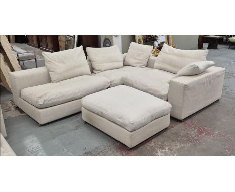 FLEXFORM GROUNDPIECE SECTIONAL SOFA, by Antonia Citterio, 265cm x 222cm x 90cm approx
