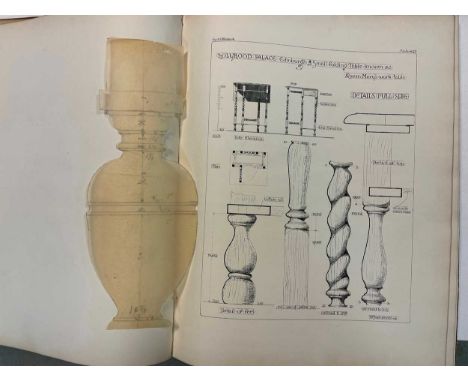 SMALL (John W) Scottish Woodwork of the Sixteenth and Seventeenth Centuries. Edinburgh: David Douglas, 1878, folio, no. 57 of