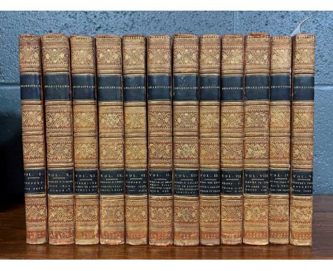 REED (Isaac) The Dramatic Works of William Shakespeare, 12 vols. London 1820, 8vo, full calf gilt spines; GIBBON (Edmund) The