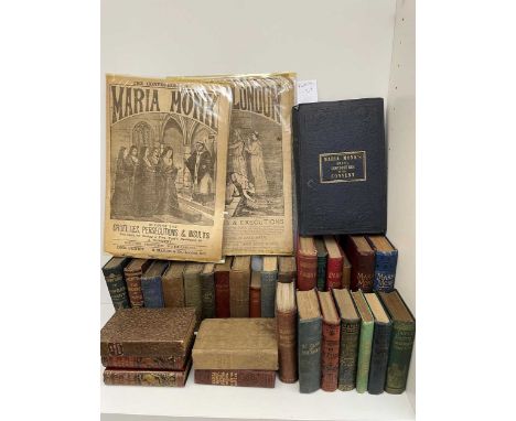The Confessions of Maria Monk, a 19th century 'penny dreadful' paper with pictorial front page, published by R. March &amp; C