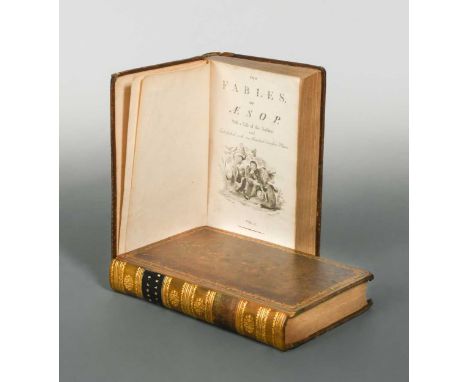 AESOP. The Fables of Aesop, with a Life of the Author, in 2 vols., London: John Stockdale 1793, large 8vo, vignette titles an