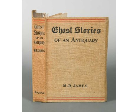 JAMES (M R) Ghost Stories of an Antiquary, 1st edition, London: Edward Arnold 1904, 8vo, half title (spotted), 4 plates by Ja