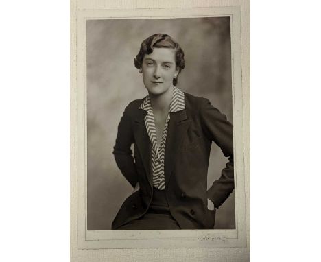 A group of 23 Lafayette studio portrait photographs circa 1920s-30s, mounted to cardboardMounted with the card included - 56.