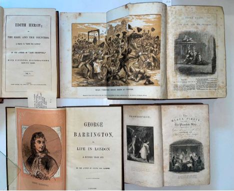 ANON. The Black Pirate or the Phantom Ship, London: W. Emans 1840, 8vo, engraved title and frontis dated 1838, 4 plates (of 5