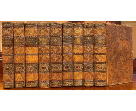 BUFFON (Count de) Natural History, General and Particular, 3rd edition in 9 vols., London: for A. Strahan and T. Cadell, 1791