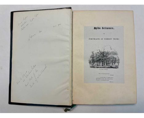 STRUTT (Jacob G) Sylva Britannica or Portraits of Forest Trees. London: for the author [no date], circa 1830, 8vo, large pape