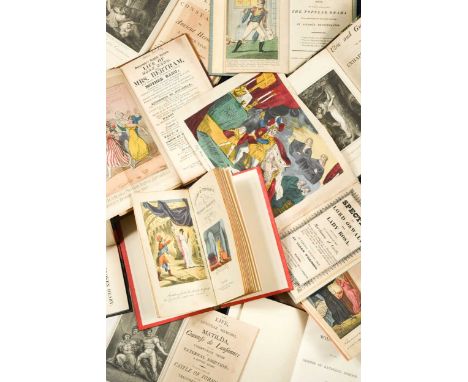 Chapbooks, early 19th century, Gothic type and popular tales, most with frontispieces, in later bindings: Life of Mary Kent a