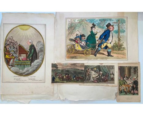 James Gillray[William Smyth] 'A Petty-Professor of Modern-History, brought to Light'hand-coloured etching and aquatint, publi