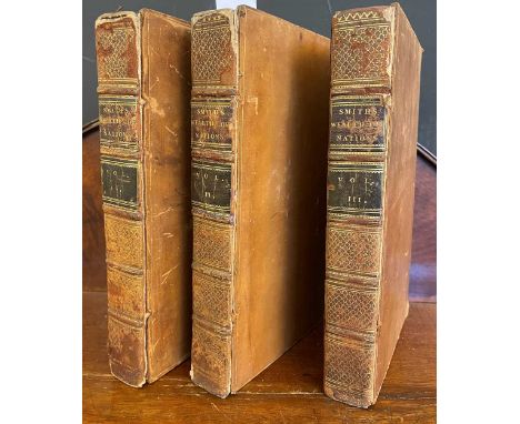 SMITH (Adam) An Inquiry into the Nature and Causes of the Wealth of Nations. London 1812, new edition, 8vo, 3 vols., light fo