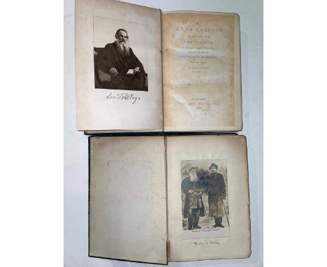 TOLSTOY (Count Lev Nikolayevich "Leo") Anna Karenina, 2 vol., first Constance Garnett-translated edition, 1901, 8vo, portrait