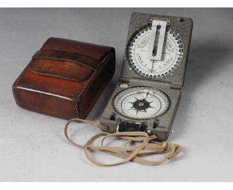 A Boussole "Universal" Chaix-compass, by Le Compte &amp; Deglise France, in leather case 
