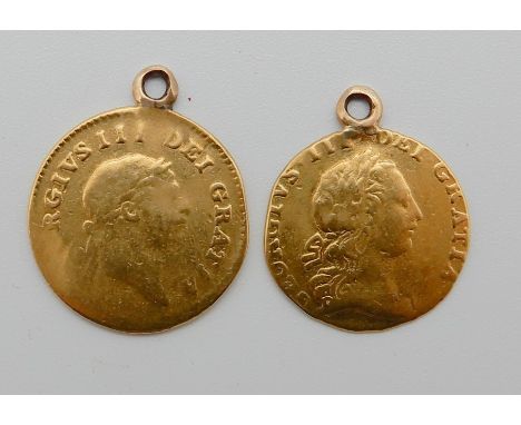 1/4 GUINEA - GEORGE III 17** obverse laureate portrait of King George III right, legend around&nbsp;GEORGIVS·III·DEI·GRATIA· 