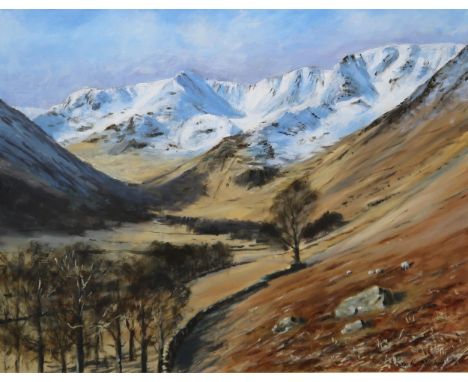 RAYY R NICHOL&nbsp;Helvellyn, signed, oil on board, 52 x 67cm and a print (2) Condition Report:Available upon request