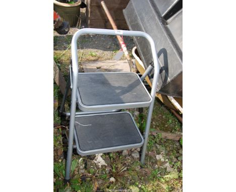 Two rung step ladder.
