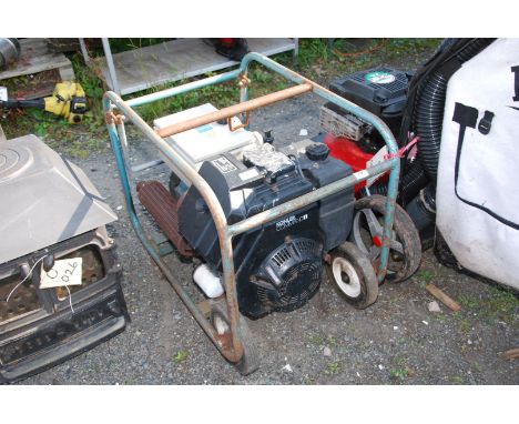 Kohler Command ll hp petrol engined 110 volt generator - engine turns.