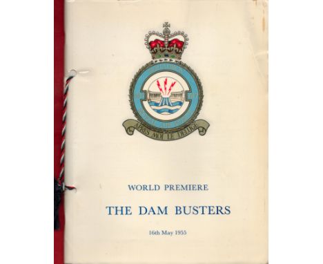 Superb Original World Premiere The Dambusters 16th May 1955 Vintage Programme. Showing signs of age. Fantastic Program, A Mus