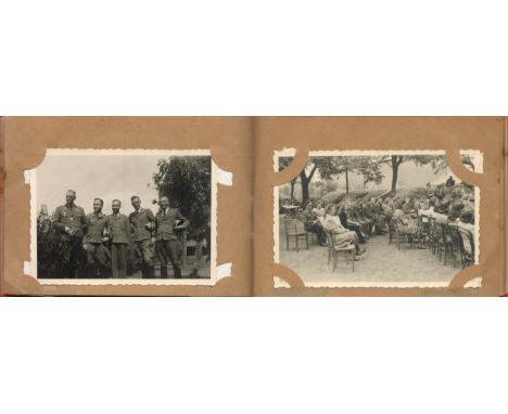 Superb Vintage Wartime Photo Album Showing 16 Images From the collection of Luftwaffe and Female Ace Hermine Laver. Fantastic