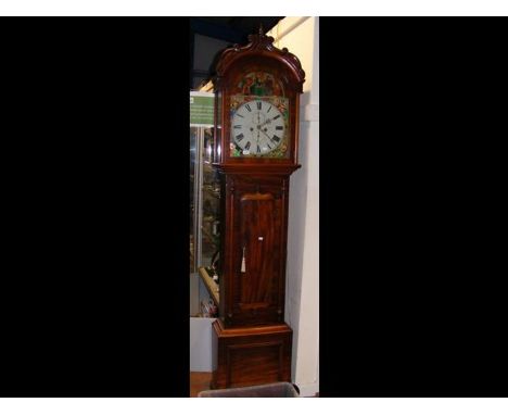 A 19th century eight day Grandfather clock with mahogany case by J Gibson BeithCONDITION REPORTIn our judgement, condition of