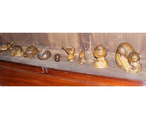 A selection of Poole Pottery B.Linley - Adams animals