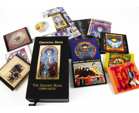 Grateful Dead Box Set, The Golden Road (1965 - 1973) - twelve CD Box Set released 2001 on Rhino Records (R2 74401) - Embossed