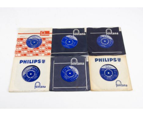 Fontana 7" Singles, approximately fifty 7" singles, all on Fontana with artists including The Pretty Things, Frank Kelly, The
