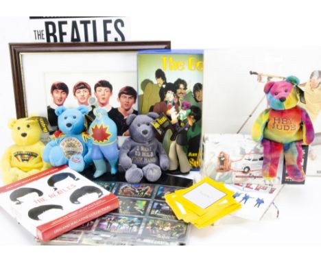 Beatles Memorabilia, a large number of Beatles related items including Corgi Newspaper Taxi, Full set of Yellow Submarine Col