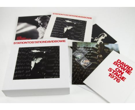 David Bowie Box Set, Limited edition 2010 UK box set (EMI - BOWSTSD 2010) comprising three LPs, five CDs and DVD together wit