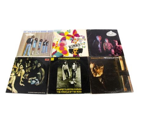 Psychedelic Rock LPs, seven UK release albums of mainly Psychedelic rock comprising Tyrannosaurus Rex - Prophets, Seers and S