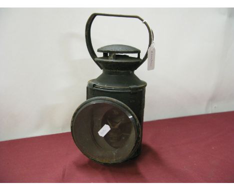 A British Rail Lamp, Burner and Glass intact.