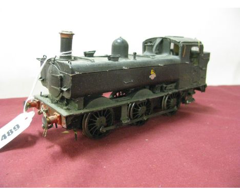 An 'O'/7mm Scale 0-6-0 Class 5700 Locomotive, finished in BR black, R/No 7416, kit built, electric motor, small parts maybe d