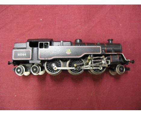 An 'N' Gauge 2-6-4 Standard Tank, by Graham Farish, unboxed.