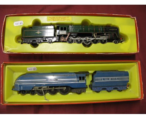 Two Tri-ang/Hornby 'OO' Scale Locomotives, a 2-10-0 'Evening' Star, tender drive, in original box, base and a 4-6-2 Coronatio